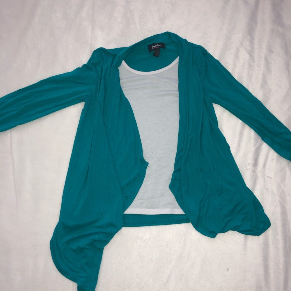 By & By Teal/White Shirt